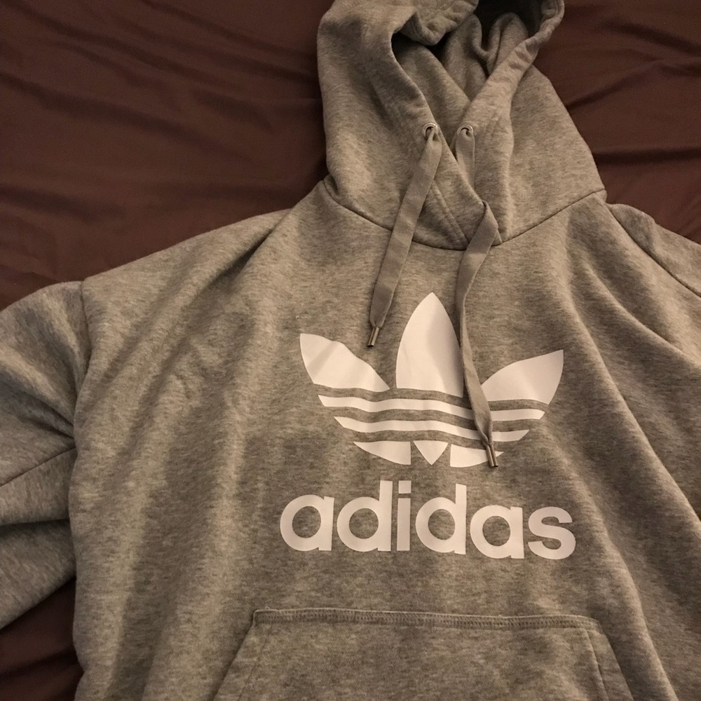 Gray Adidas Hoodie